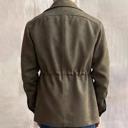 Veste Utility Homme Coton Quatre Poches Coupe Droite