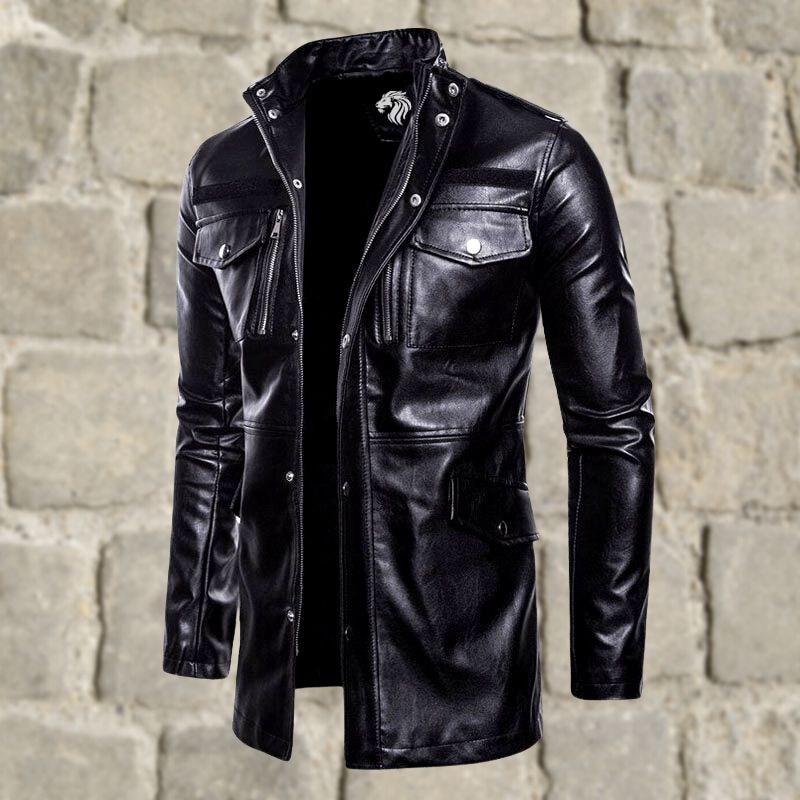 Veste Homme Mi-Longue Élégante et Polyvalente - PanierRoyale