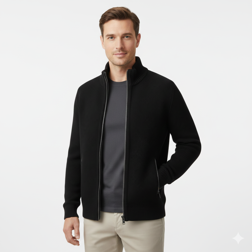 Gilet D'hiver Homme Épais en Laine avec Capuchon et Doublure Polaire - PanierRoyale