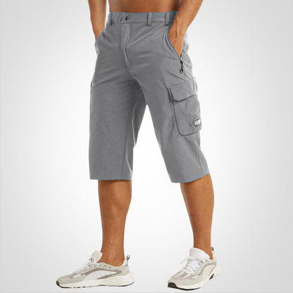 Shorts de Sport Homme avec Poches Côtelées