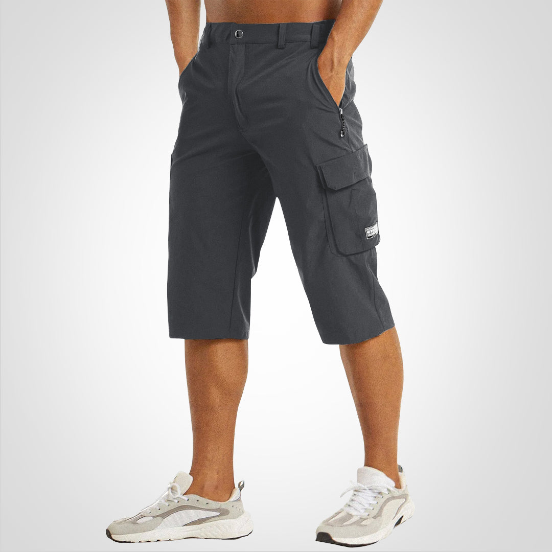 Shorts de Sport Homme avec Poches Côtelées