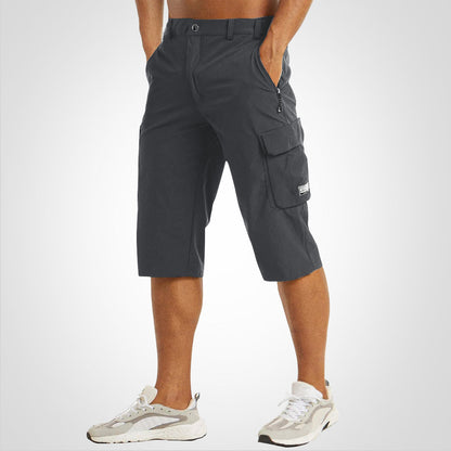 Shorts de Sport Homme avec Poches Côtelées