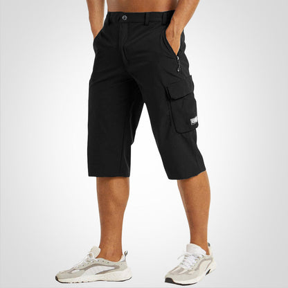 Shorts de Sport Homme avec Poches Côtelées