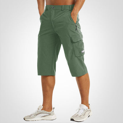 Shorts de Sport Homme avec Poches Côtelées