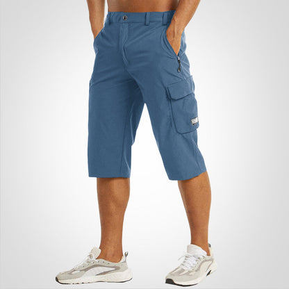 Shorts de Sport Homme avec Poches Côtelées