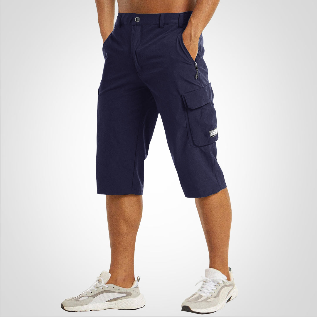 Shorts de Sport Homme avec Poches Côtelées
