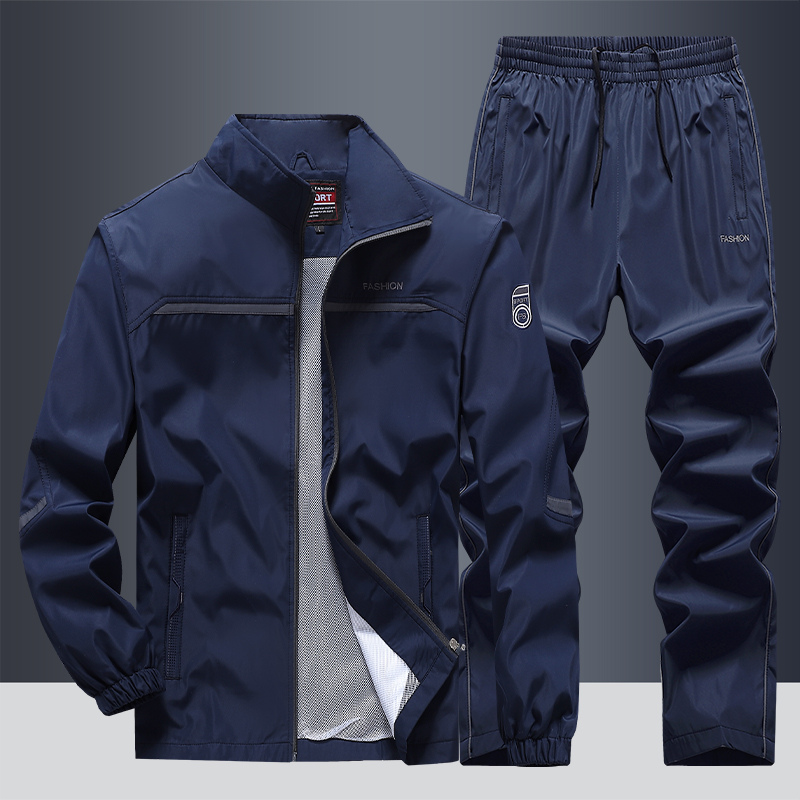 Survêtement Sport Homme Noir et Blanc Contraste