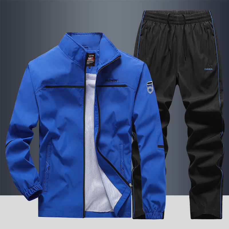 Survêtement Sport Homme Noir et Blanc Contraste