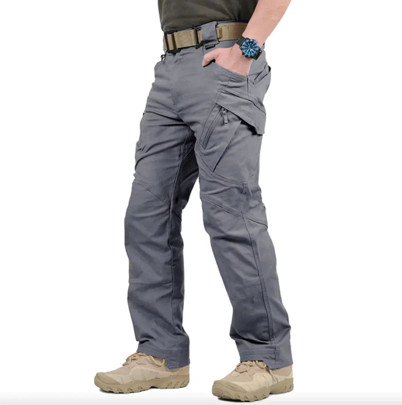 Pantalon Cargo Homme Noir Tactical