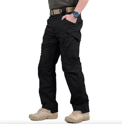 Pantalon Cargo Homme Noir Tactical - PanierRoyale