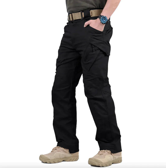 Pantalon Cargo Homme Noir Tactical - PanierRoyale