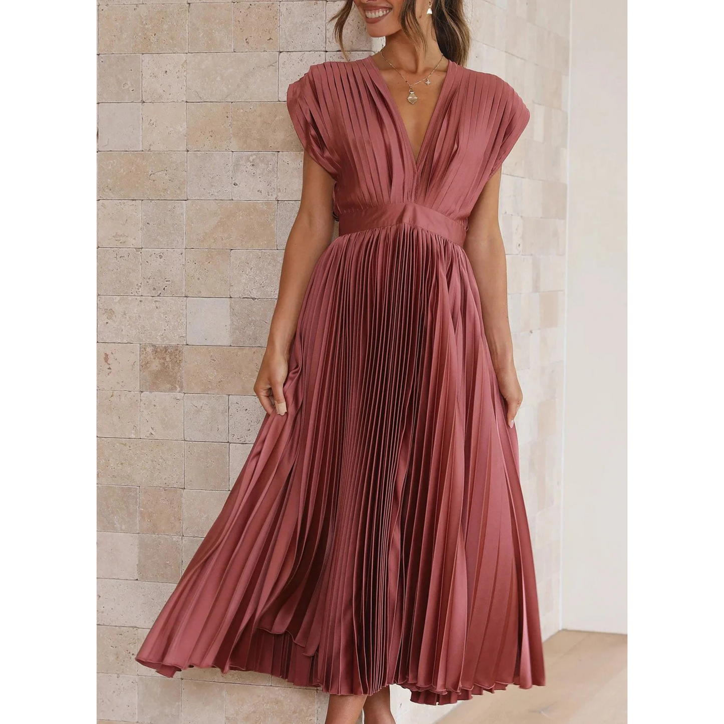 Robe Longue Féminine Élégante et Douce