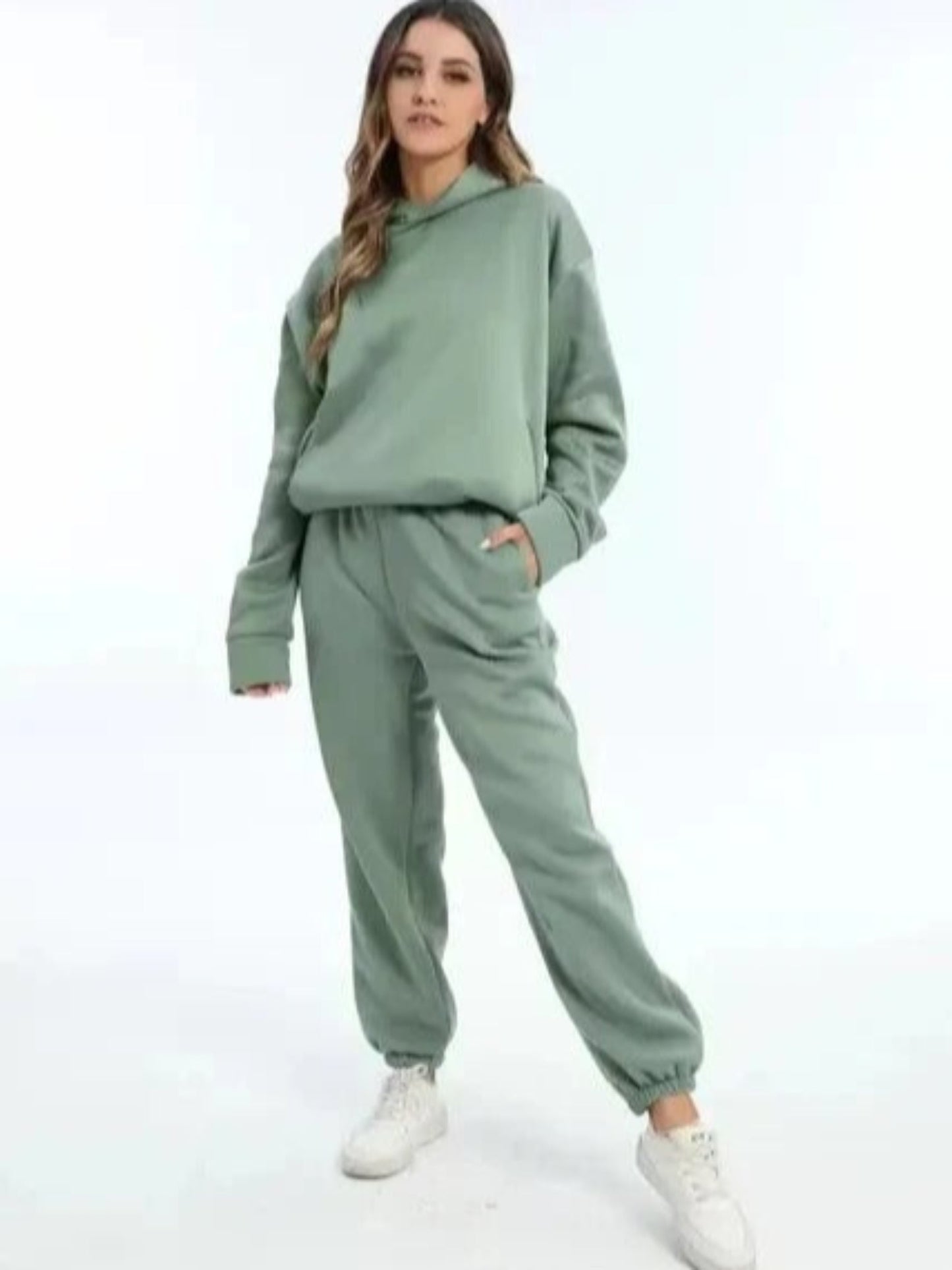 Sweat À Capuche Femme Élégant Et Pantalon Jogging - PanierRoyale
