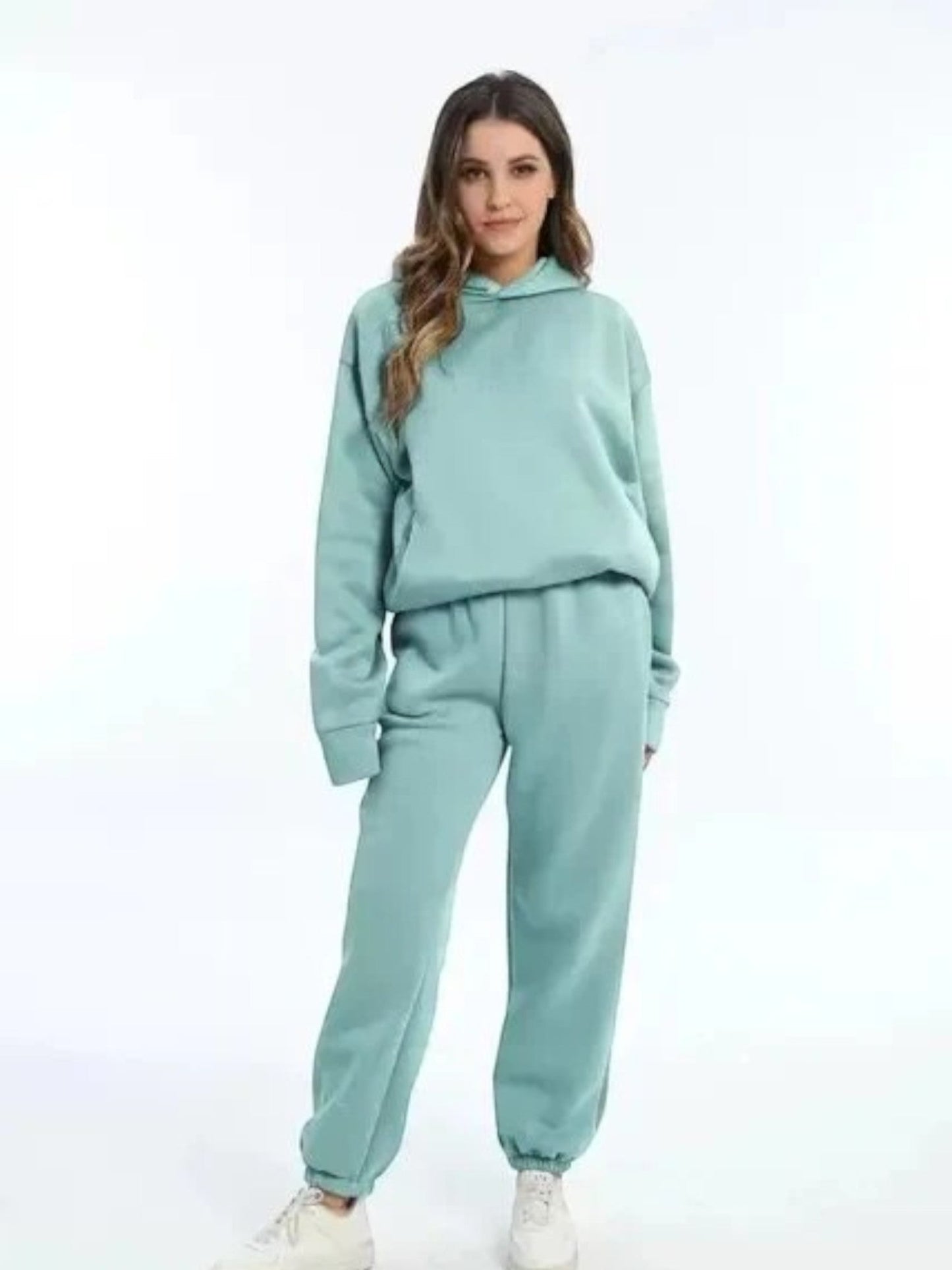 Sweat À Capuche Femme Élégant Et Pantalon Jogging