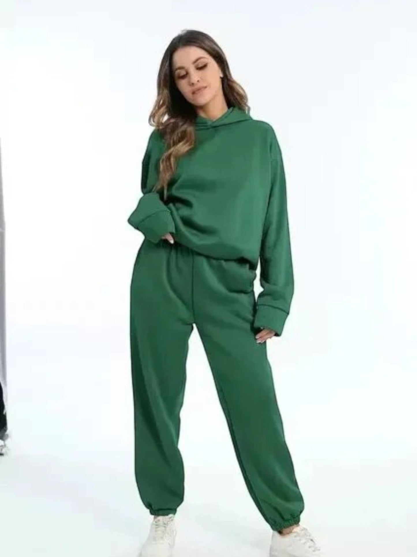 Sweat À Capuche Femme Élégant Et Pantalon Jogging