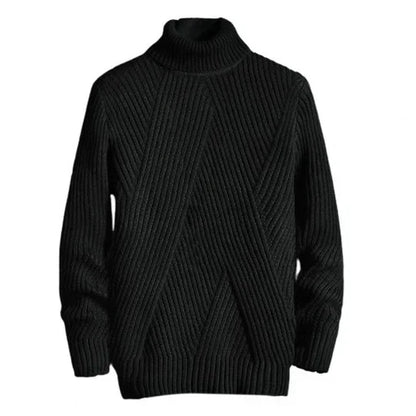 Pull Homme Col Rond Épais et Confortable