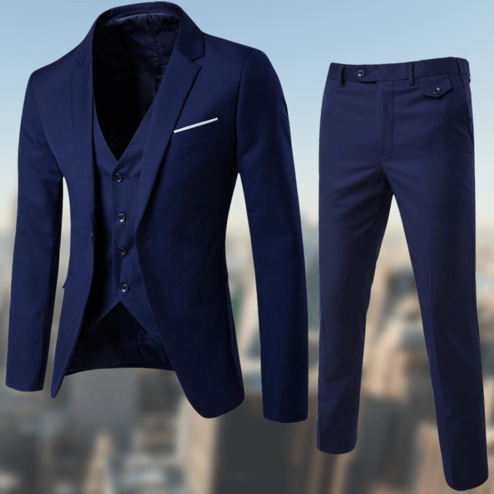 Costume Homme Chic - Ensemble Slim Fit pour Mariage ou Soirée