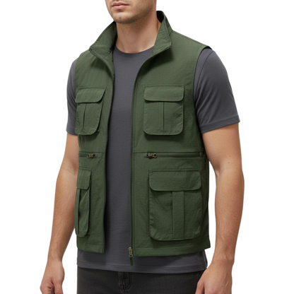 Gilet de randonnée léger et respirant avec poches pratiques