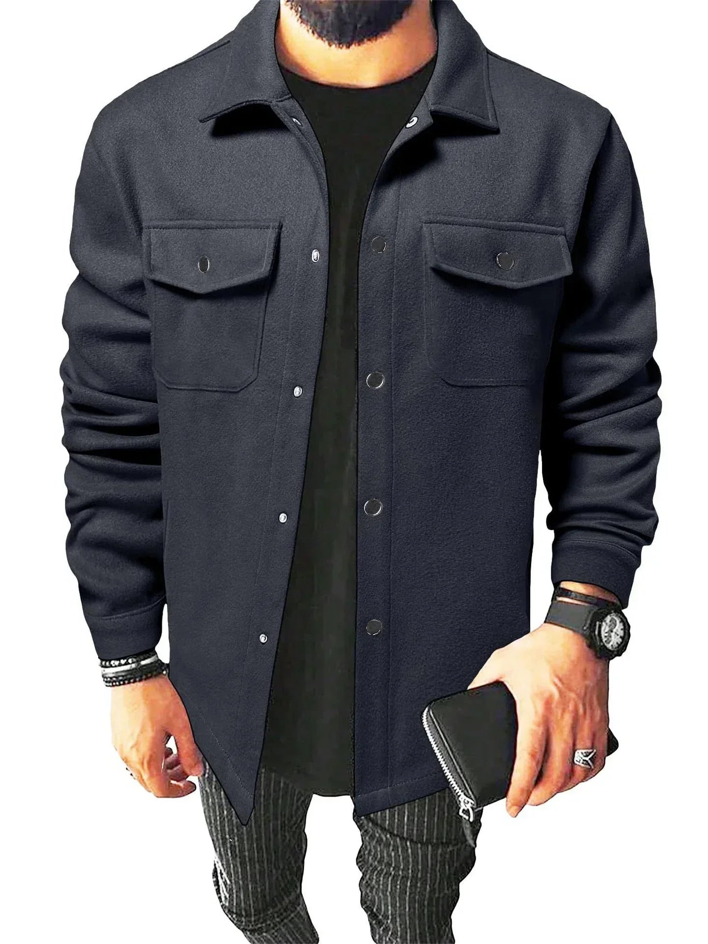 Chemise Homme Grande Taille Manche Longue