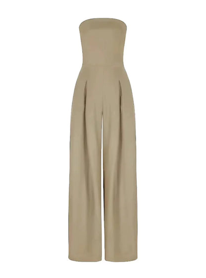 Jumpsuit Femme Éléégant Sans Bretelles pour Été