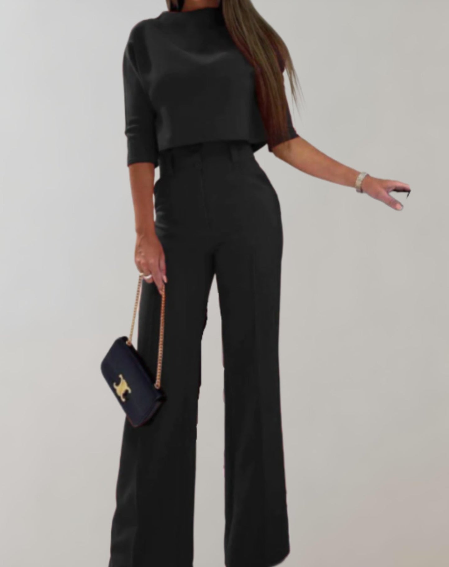 Robe Femme Longue Noire Élégante