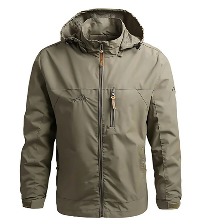 Veste Homme Imperméable avec Capuche et Poches pour Sport Outdoor - PanierRoyale