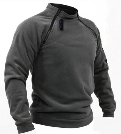 Sweat à Capuche Homme - Pull Polaire Chaud avec Poches Pratiques et Fermeture Éclair Rapide - PanierRoyale