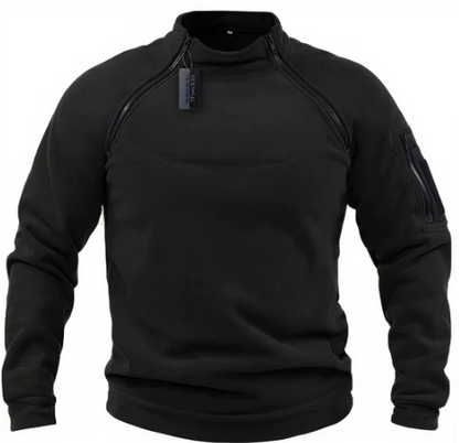 Sweat à Capuche Homme - Pull Polaire Chaud avec Poches Pratiques et Fermeture Éclair Rapide