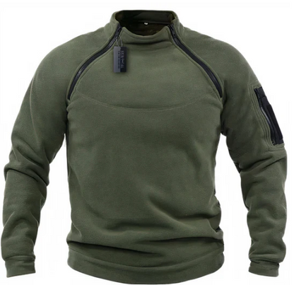 Sweat à Capuche Homme - Pull Polaire Chaud avec Poches Pratiques et Fermeture Éclair Rapide