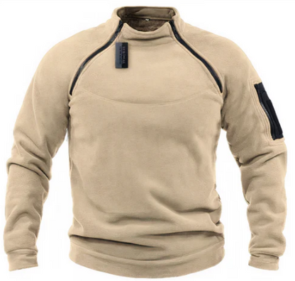 Sweat à Capuche Homme - Pull Polaire Chaud avec Poches Pratiques et Fermeture Éclair Rapide
