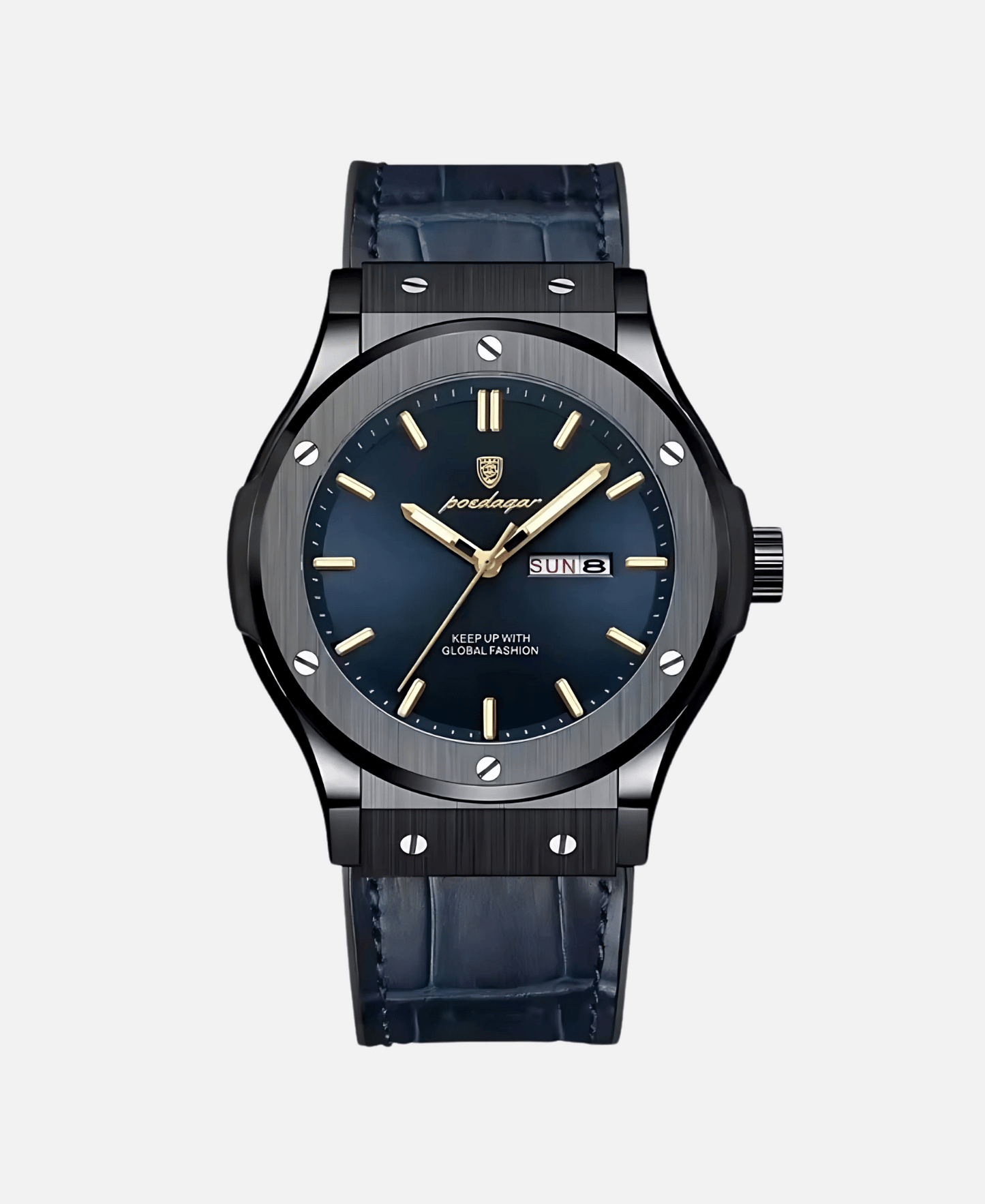 Montre Homme Classique Élégante Cuir