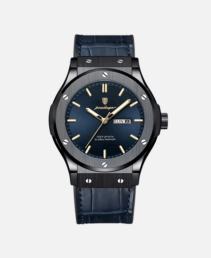 Montre Homme Classique Élégante Cuir