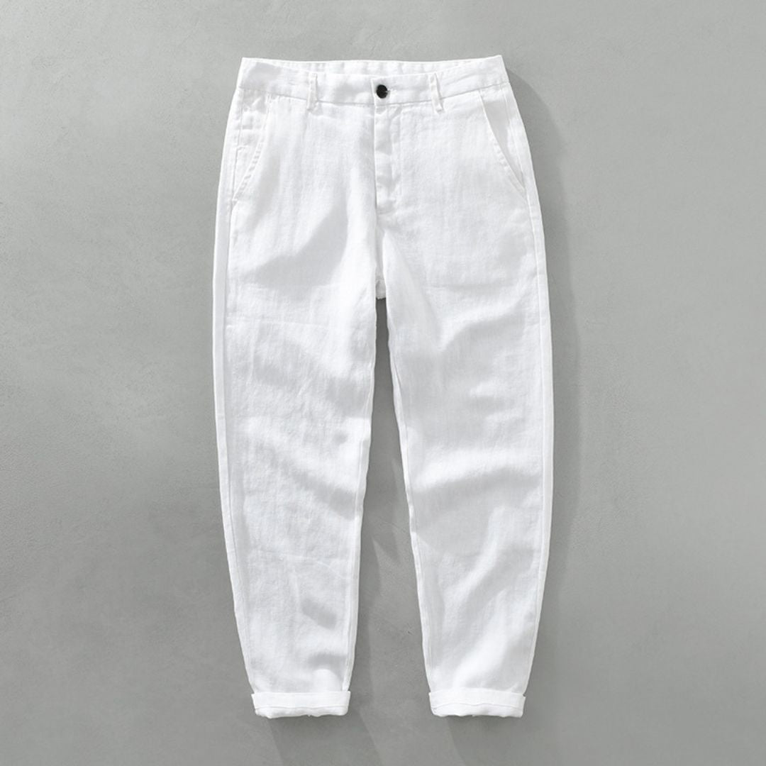 Pantalon Lin Coton Homme Léger Été
