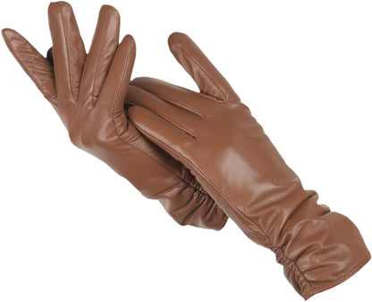 Gants Cuir Femmes Chauffants et Élégants