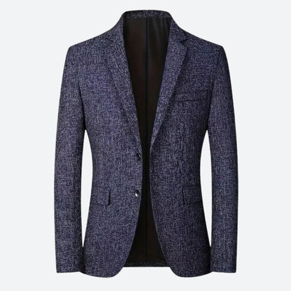 Blazer Homme Slim Fit Noir Avec Boutons