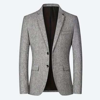 Blazer Homme Slim Fit Noir Avec Boutons - PanierRoyale