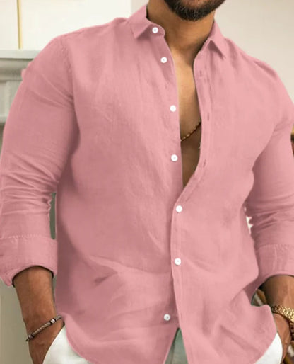 Chemise Homme Lin Coton Légère