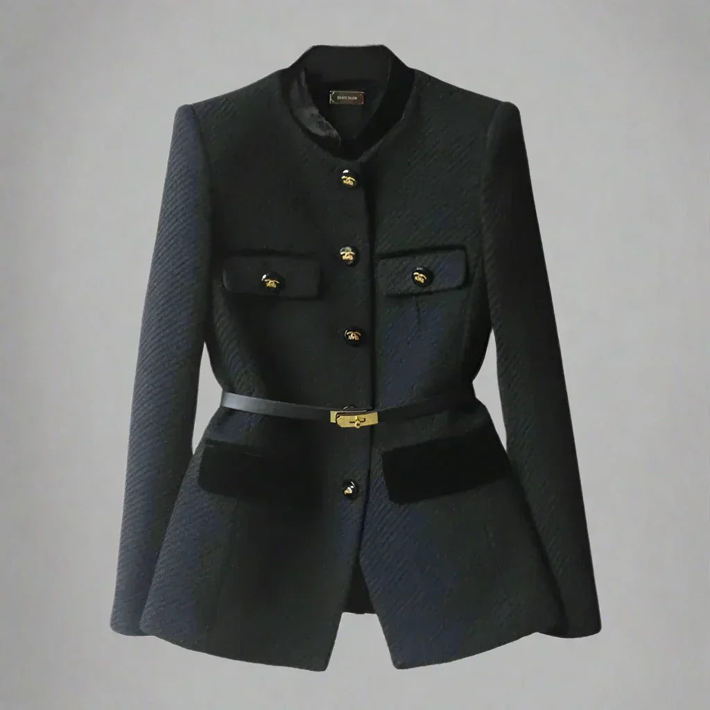 Manteau Femme Élégant en Laine Classique - BerlinGlamour