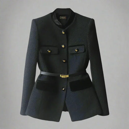 Manteau Femme Élégant en Laine Classique - BerlinGlamour