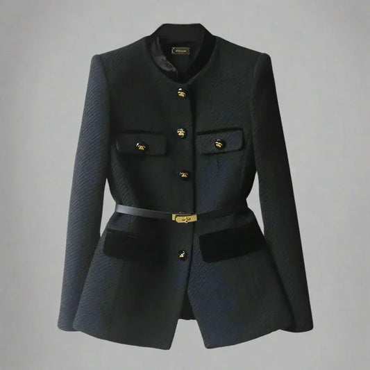 Manteau Femme Élégant en Laine Classique - BerlinGlamour