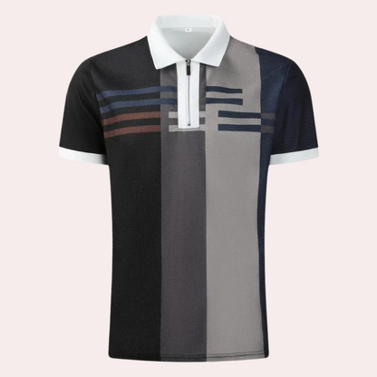 Chemise Polo Homme Zippée - Sport Chic et Respirant