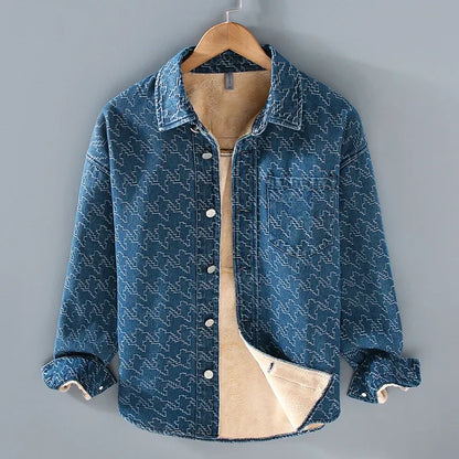 Blouson Homme Vieux Style Coupé Classique