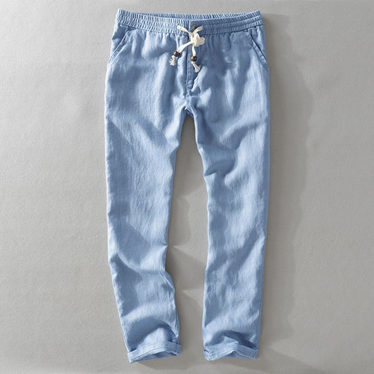 Pantalon Lin Élastique Homme - BerlinGlamour