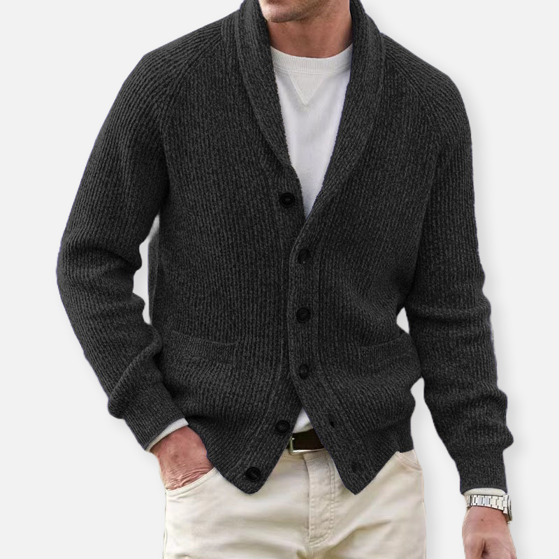 Cardigan Homme Tricot Chaud et Détendu - BerlinGlamour