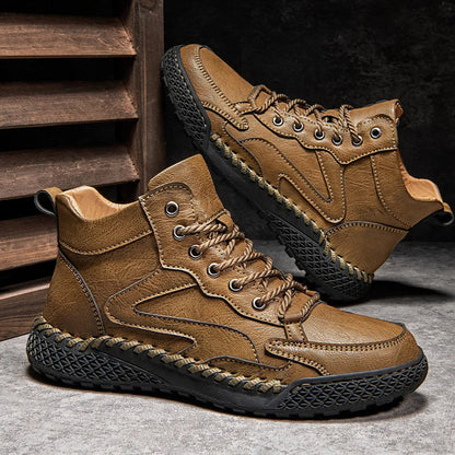 Bottes de Randonnée en Cuir pour Homme