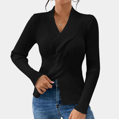 SEREN - Pull tendance à col en V pour femmes