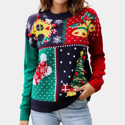Pull Femme Fête Chic et Élégant