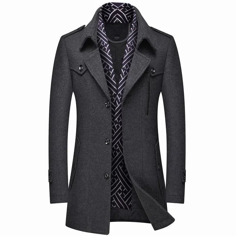 Manteau Hiver Homme Élégant et Confortable