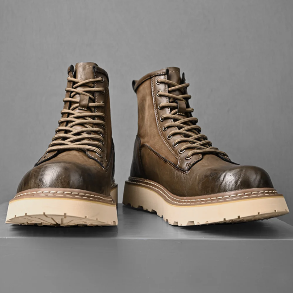 Bottines Homme Cuir Noir Élégantes