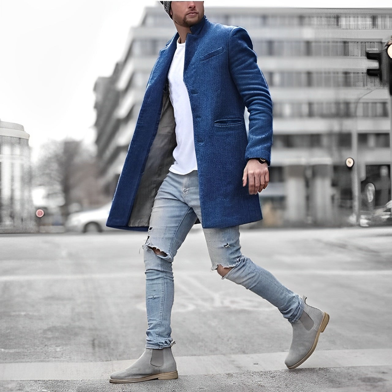 Veste Homme Hiver Élégante pour Mariage et Soirée